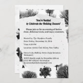 Gepersonaliseerde Retro Minimalistische Zwarte Vak Kaart (Voorkant / Achterkant)