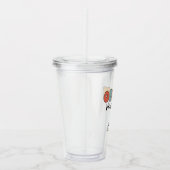 Gepersonaliseerde Retro OBGYN Verpleegster Acryl Drinkbeker (Rechts)