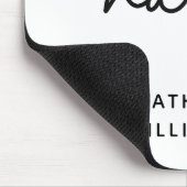 Gepersonaliseerde Retro OBGYN Verpleegster Muismat (Hoek)