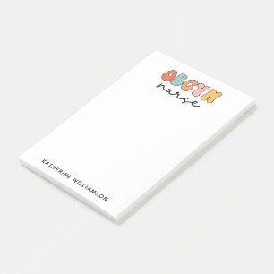 Gepersonaliseerde Retro OBGYN Verpleegster Post-it® Notes