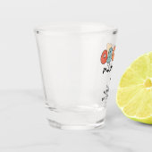 Gepersonaliseerde Retro OBGYN Verpleegster Shot Glas (Links)