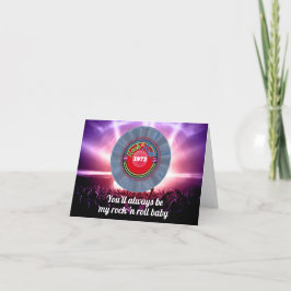 Gepersonaliseerde Retro  op 50 september 1973 Bedankkaart