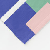 Gepersonaliseerde Retro Pickleball Afstuderen Fleece Deken (Hoek)