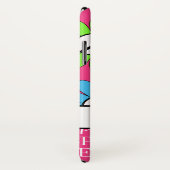 Gepersonaliseerde Retro roroze tekentafel Case-Mate iPhone Case (Achterkant / rechts)