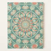 Gepersonaliseerde  Retro Sage en Sand Mandala Planner (Achterkant)