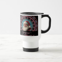 Gepersonaliseerde Retro Santa Pinkmas Floral Manda