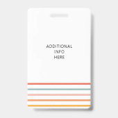 Gepersonaliseerde retro sociaal werker badge (Back)