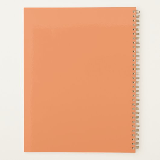 Gepersonaliseerde retro sociaal werker planner (Achterkant)