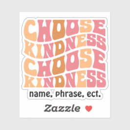 Gepersonaliseerde Retro Sticker