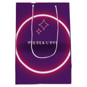 GEPERSONALISEERDE RETRO STIJL KERSTMIS  MEDIUM CADEAUZAKJE (Achterkant)