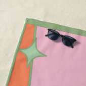 Gepersonaliseerde Retro Strandlaken met Naam - Gro (In situ)