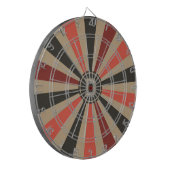 Gepersonaliseerde Retro Sunburst - Route 66 Dartbord (Voorkant Links)