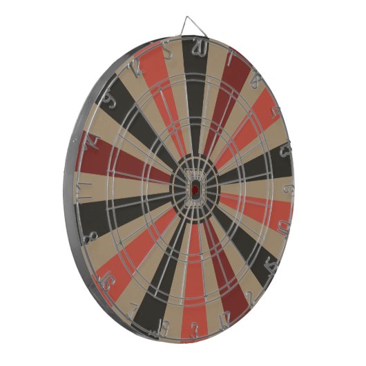 Gepersonaliseerde Retro Sunburst - Route 66 Dartbord (Voorkant Links)