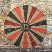 Gepersonaliseerde Retro Sunburst - Route 66 Dartbord