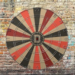Gepersonaliseerde Retro Sunburst - Route 66 Dartbord<br><div class="desc">Stap terug in de tijd en breng de klassieke vibes van Route 66 in uw speelkamer met onze gepersonaliseerde Retro Sunburst Dart Board. Ontworpen om je ruimte en je geesten te verhogen, transformeert dit bord, met een boeiende mix van zwart olijf en rood, elke worp in een reis langs de...</div>