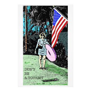 Gepersonaliseerde Retro Travel Poster