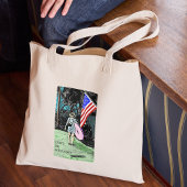 Gepersonaliseerde Retro Travel Poster Grote Tote Bag
