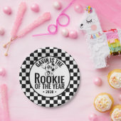 Gepersonaliseerde Retro  Voetbal Verjaardagsfeest Papieren Bordje (Feest)