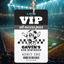 Gepersonaliseerde Retro Voetbal Verjaardagsfeest V Badge