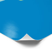 Gepersonaliseerde retro vormen perfect poster (Hoek)