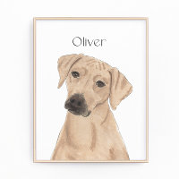 Gepersonaliseerde Rhodesian Ridgeback Reversible