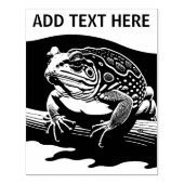 Gepersonaliseerde rietgoot - Kunststempel met hout Rubberstempel (Afrduk)