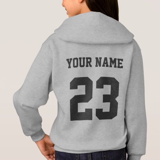 Gepersonaliseerde Ringette Girl Ringette speler Gi (Achterkant)