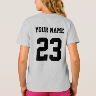 Gepersonaliseerde Ringette Girl Ringette speler Gi T-shirt