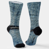 Gepersonaliseerde Ripped Jeans Sokken (Gebogen)