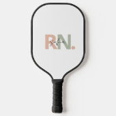 gepersonaliseerde RN Geregistreerde zurnaam kallig Pickleball Paddle (Achterkant)