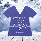 Gepersonaliseerde RN Nurse Kerstmis Ornament