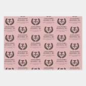 Gepersonaliseerde RN Nursing School Afstuderen Ele Inpakpapier Vel (Voorkant 3)