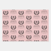 Gepersonaliseerde RN Nursing School Afstuderen Ele Inpakpapier Vel (Voorkant 2)