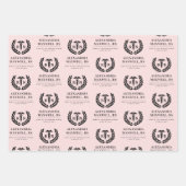 Gepersonaliseerde RN Nursing School Afstuderen Ele Inpakpapier Vel (Voorkant)