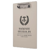Gepersonaliseerde RN Nursing School Afstuderen Ele Klembord (Links)