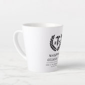 Gepersonaliseerde RN Nursing School Afstuderen Ele Latte Mok (Linkerhoek)