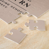 Gepersonaliseerde RN Nursing School Afstuderen Ele Legpuzzel (Zijkant)