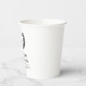 Gepersonaliseerde RN Nursing School Afstuderen Ele Papieren Bekers (Links)