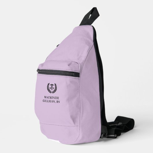 Gepersonaliseerde RN Nursing School Afstuderen Ele Sling Bag (Rechterhoek)