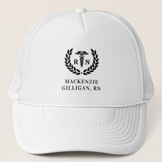 Gepersonaliseerde RN Nursing School Afstuderen Ele Trucker Pet (Voorkant)