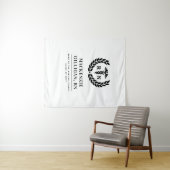 Gepersonaliseerde RN Nursing School Afstuderen Ele Wandkleed (In Situ (horizontaal))