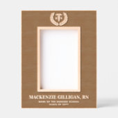 Gepersonaliseerde RN Nursing School Afstuderen Gif Gegraveerde Lijstjes (Voorkant)