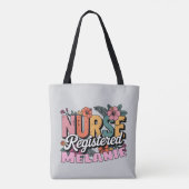 Gepersonaliseerde RN Verpleegster Afstuderen Tote Bag (Achterkant)
