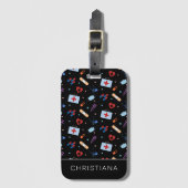 Gepersonaliseerde RN-verpleegster | Arts Medisch P Bagagelabel (Voorkant (verticaal))