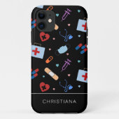 Gepersonaliseerde RN-verpleegster | Arts Medisch P Case-Mate iPhone Case (Achterkant)