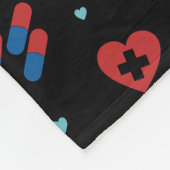 Gepersonaliseerde RN-verpleegster | Arts Medisch P Fleece Deken (Hoek)