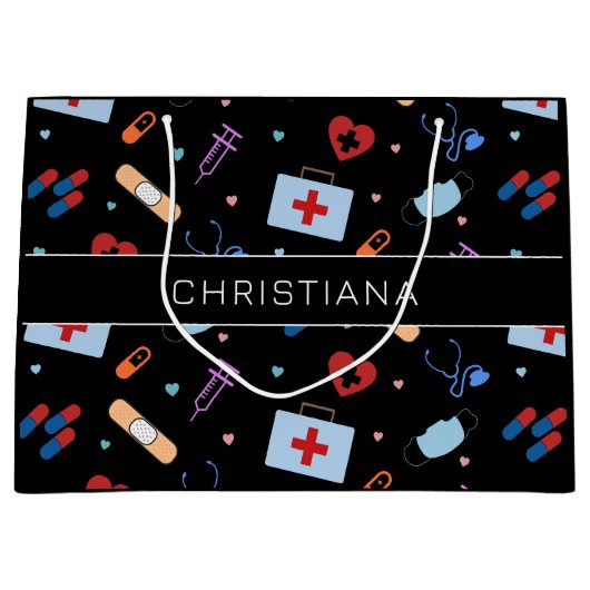 Gepersonaliseerde RN-verpleegster | Arts Medisch P Groot Cadeauzakje (Voorkant)