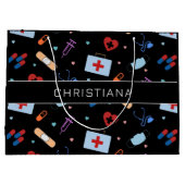 Gepersonaliseerde RN-verpleegster | Arts Medisch P Groot Cadeauzakje (Achterkant)