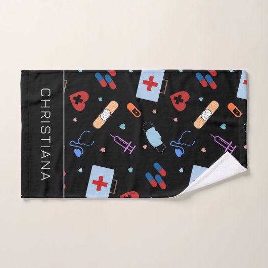 Gepersonaliseerde RN-verpleegster | Arts Medisch P Handdoek (Handdoek)