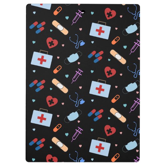 Gepersonaliseerde RN-verpleegster | Arts Medisch P Klembord (Achterkant)